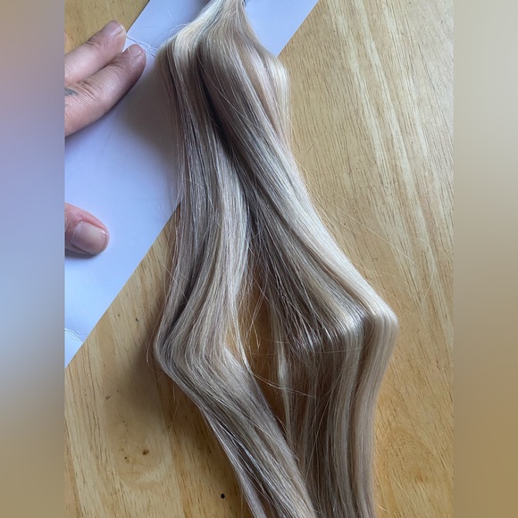 HUMAN HAIR Mixed Blonde Keratin I-Tip Extensions 18in 50g - Picture 10 of 14